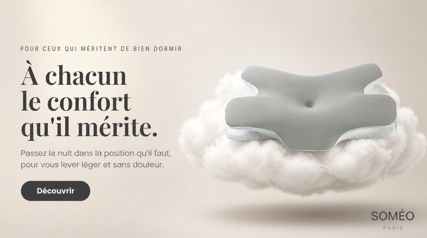Oreiller Som&eacute;o sur un nuage
